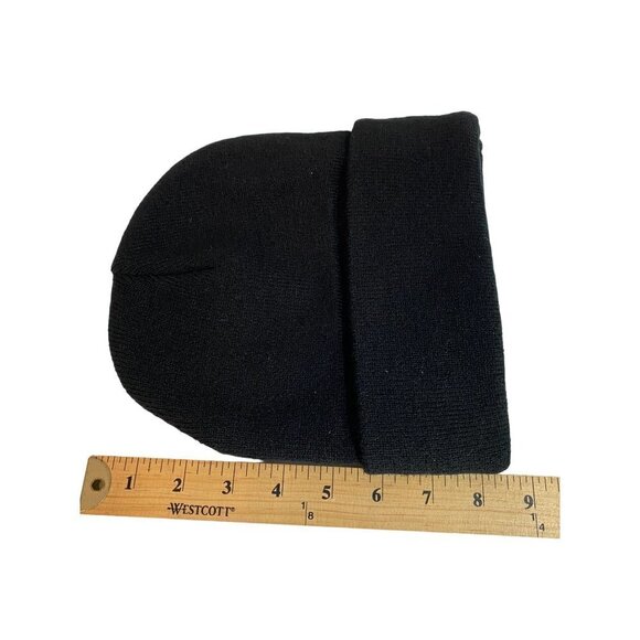 New Black Knit Beanie Unisex Libra Horoscope One Size NWOT - Picture 4 of 6